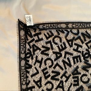 Chanel black shawl